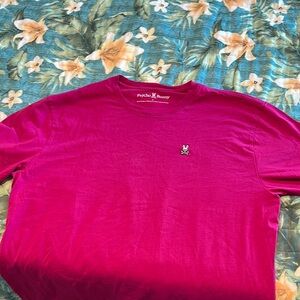 Psycho Bunny Pink Short Sleeve Tee Vibrant Style